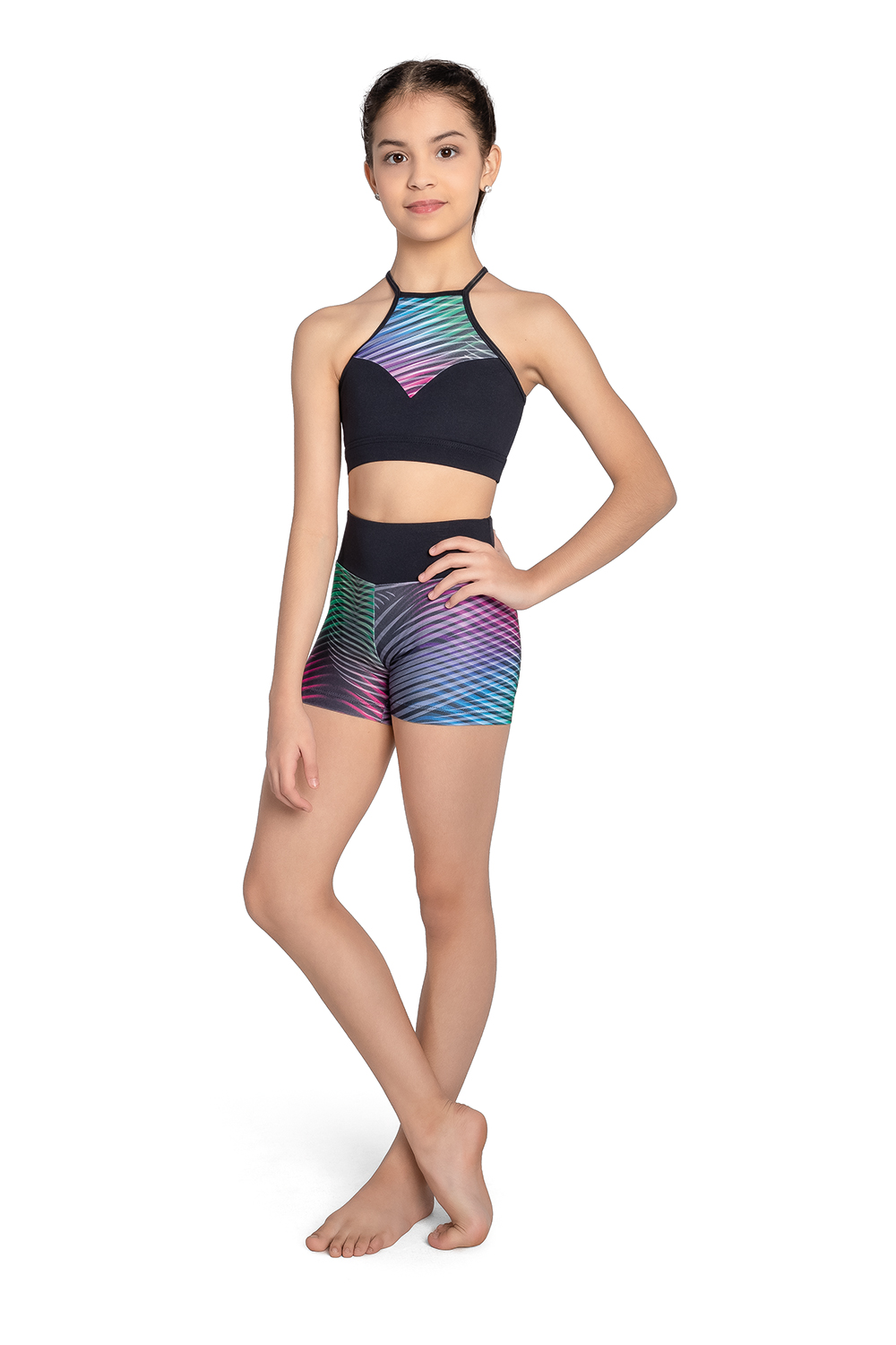 Children's Crop Top with Sweetheart Cutout
