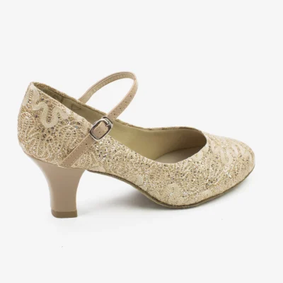 2.5" Heel Sparkled Ballroom Shoe - Rosalina - Image 2