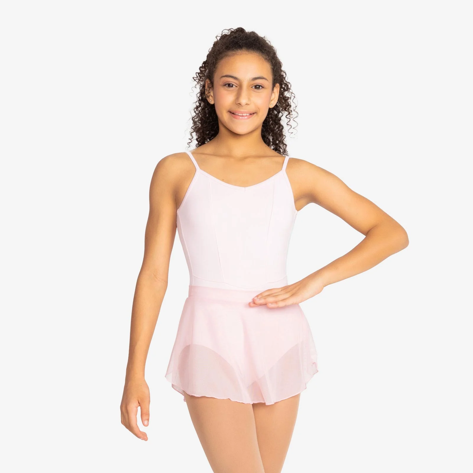 Child Mesh Spandex Pull On Skirt- Wave