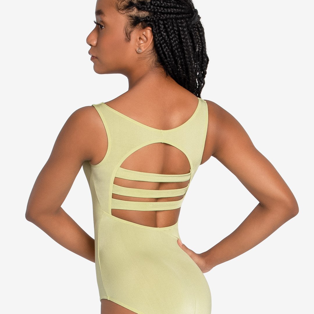 Child Tank Leotard With Strappy Back - Miabella