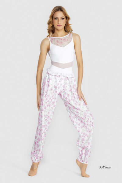 Floral Flex Warm-Up Pants – Renata - Image 2