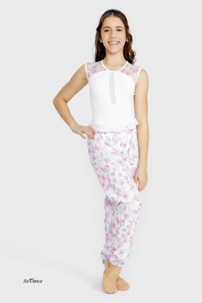 Floral Flex Warm-Up Pants – Renata Kids - Image 2