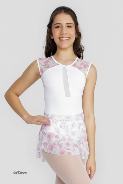 Floral Mesh Wrap Skirt – Renata 2 - Image 2