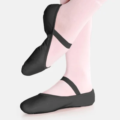 Child Full Sole Leather Ballet Slipper - Blossom - Image 2
