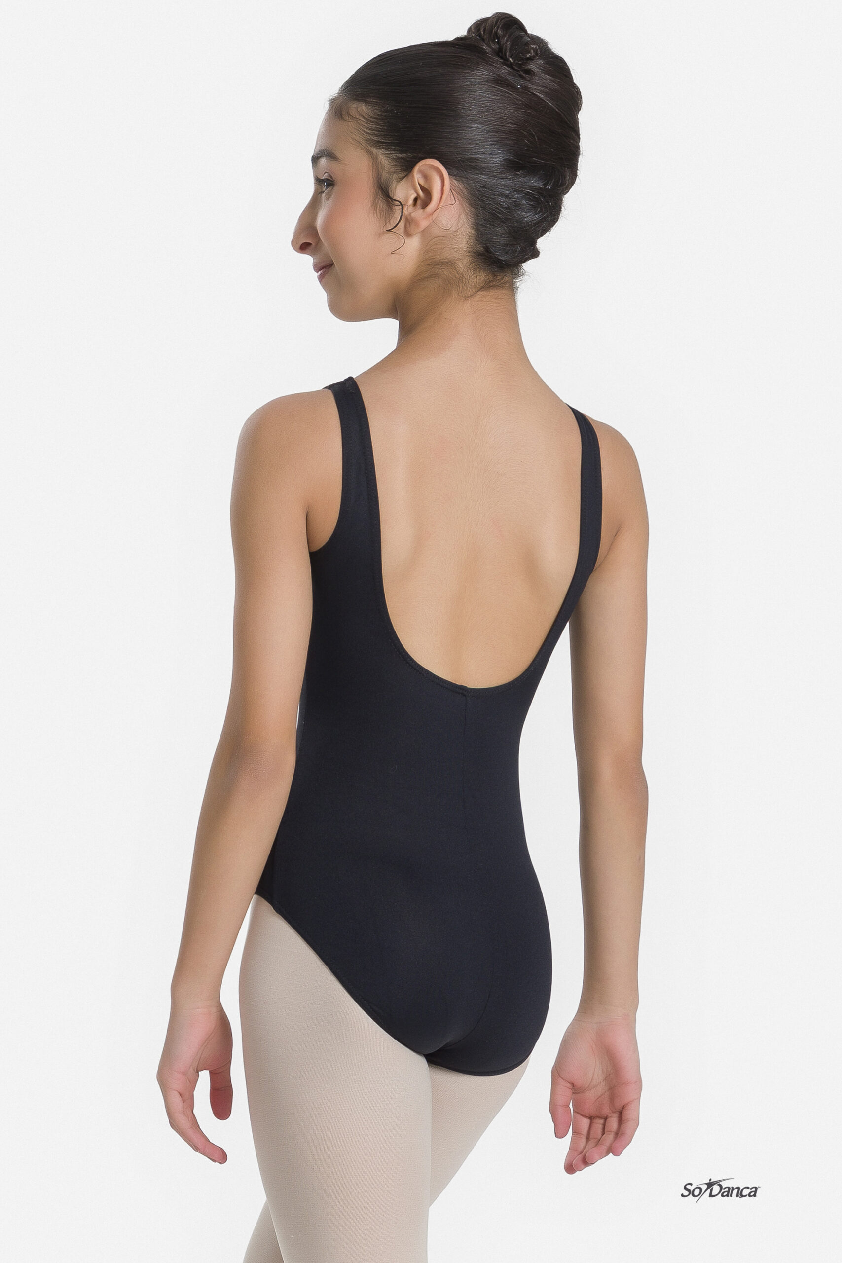 Child Pinch Front Tank Leotard - Editta - Image 2