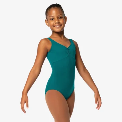 Child Pinch Front Tank Leotard - Editta - Image 8
