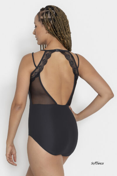 Elegant Lace Back-Detail Leotard- Cynthia - Image 5