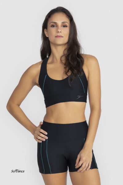 Cross-Back Strappy Sports Bra- Natalia Top - Image 4