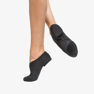 Vegan Stretch Canvas Split Sole Jazz Shoe - Vega - Image 2