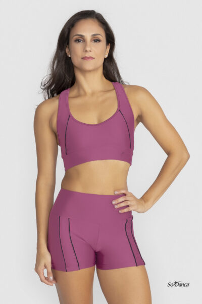 High-Waist Performance Dance Shorts- Natalia Shorts