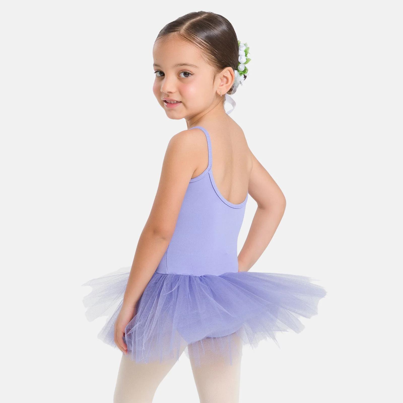 Child Camisole Tutu Leotard- Lila - Image 3