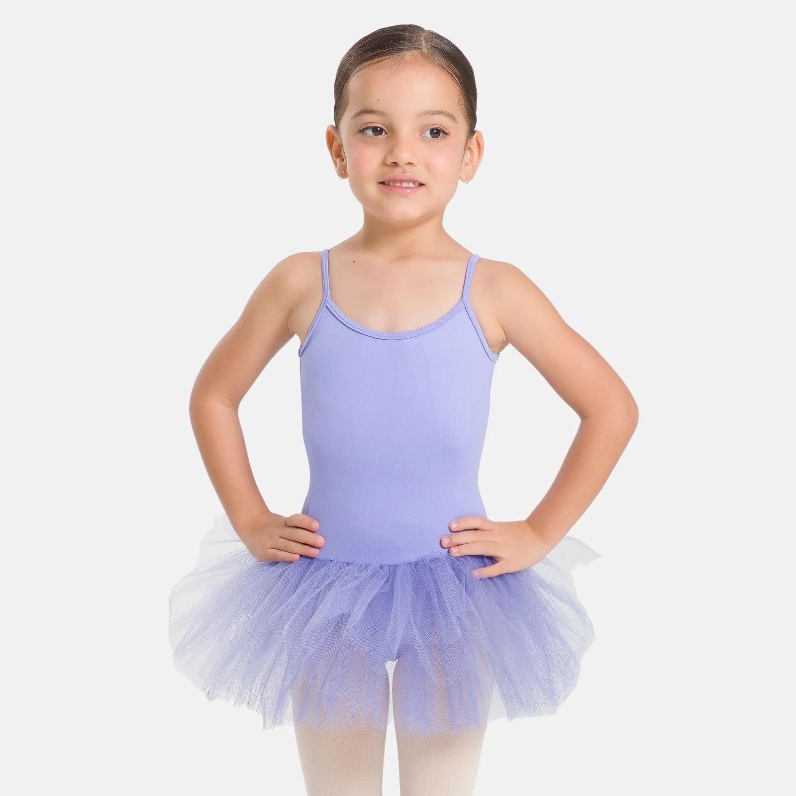 Child Camisole Tutu Leotard- Lila - Image 4