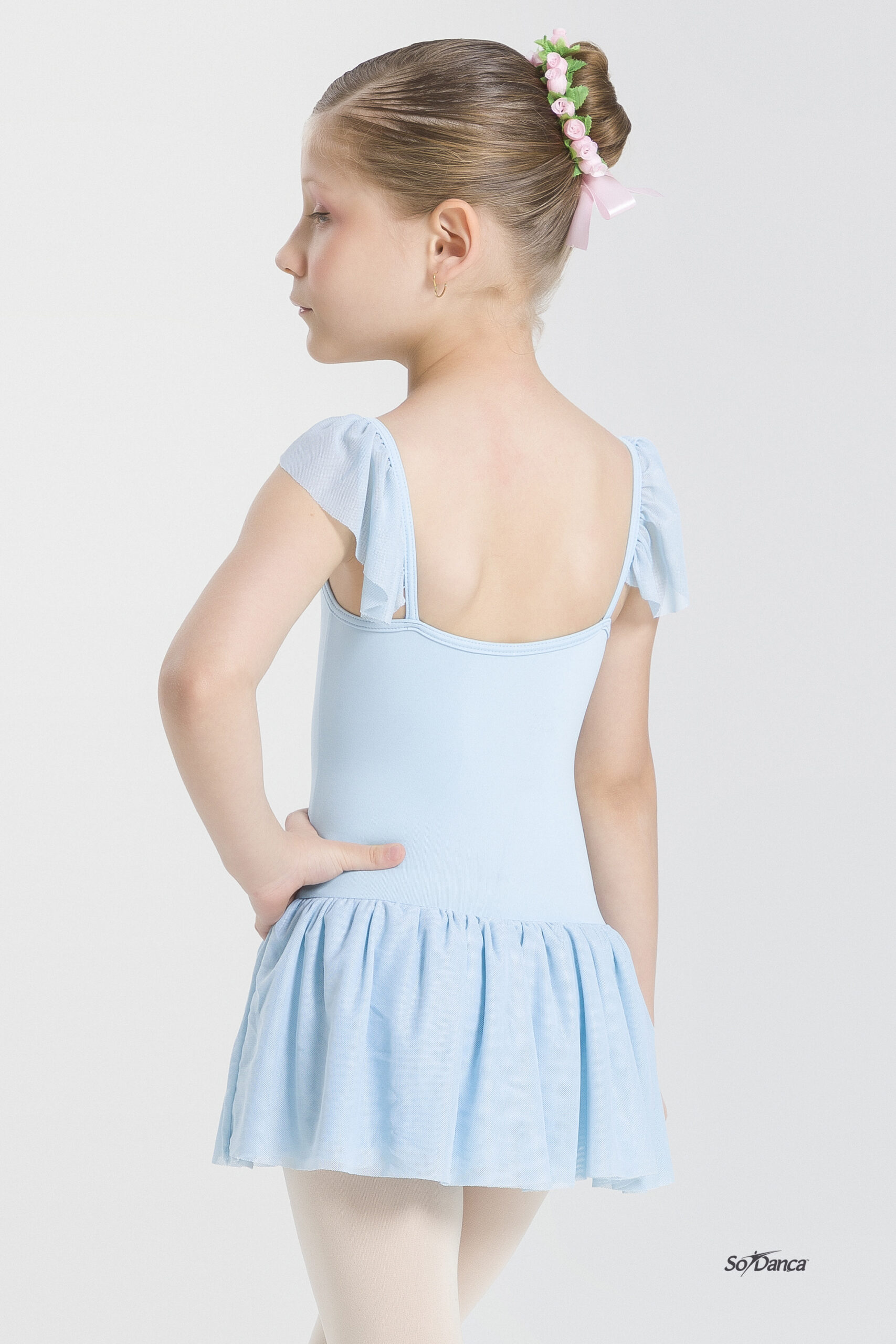 Flutter Sleeve Skirted Leotard- Nala - Image 6