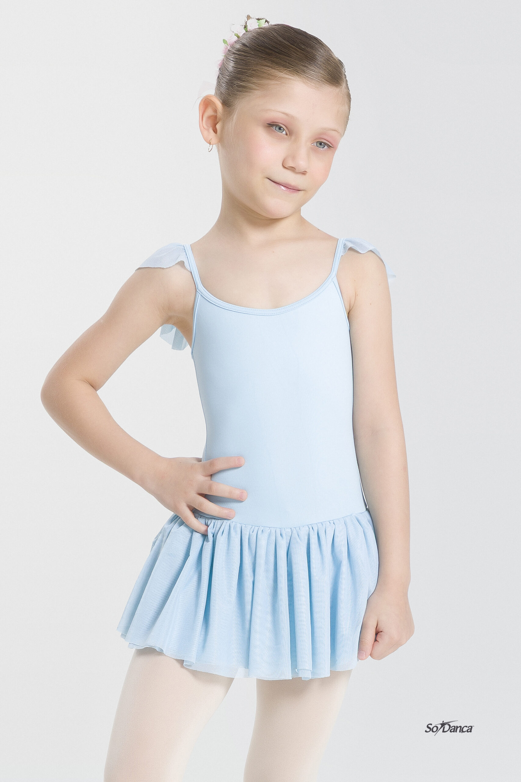 Flutter Sleeve Skirted Leotard- Nala - Image 5