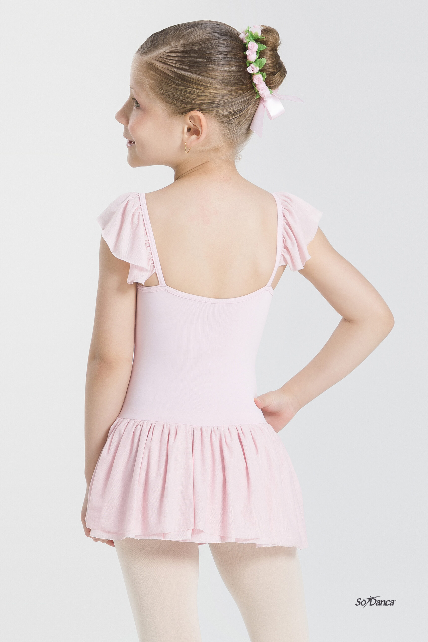 Flutter Sleeve Skirted Leotard- Nala - Image 4