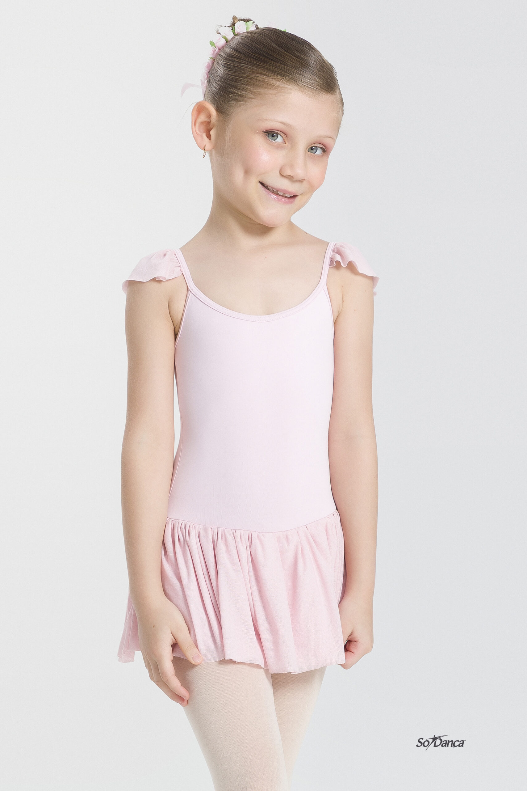 Flutter Sleeve Skirted Leotard- Nala - Image 3