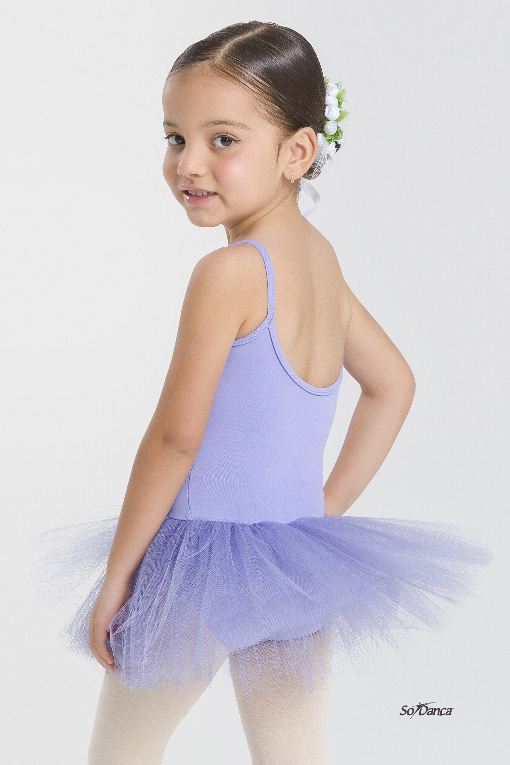 Child Camisole Tutu Leotard- Lila - Image 8