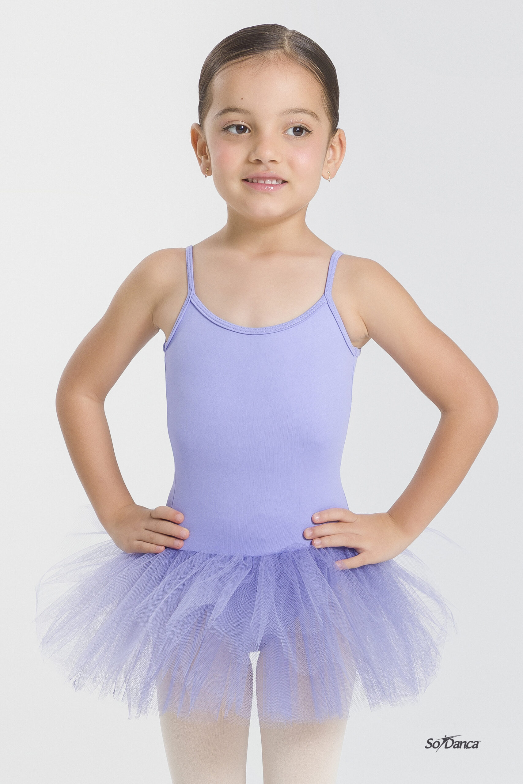 Child Camisole Tutu Leotard- Lila - Image 7