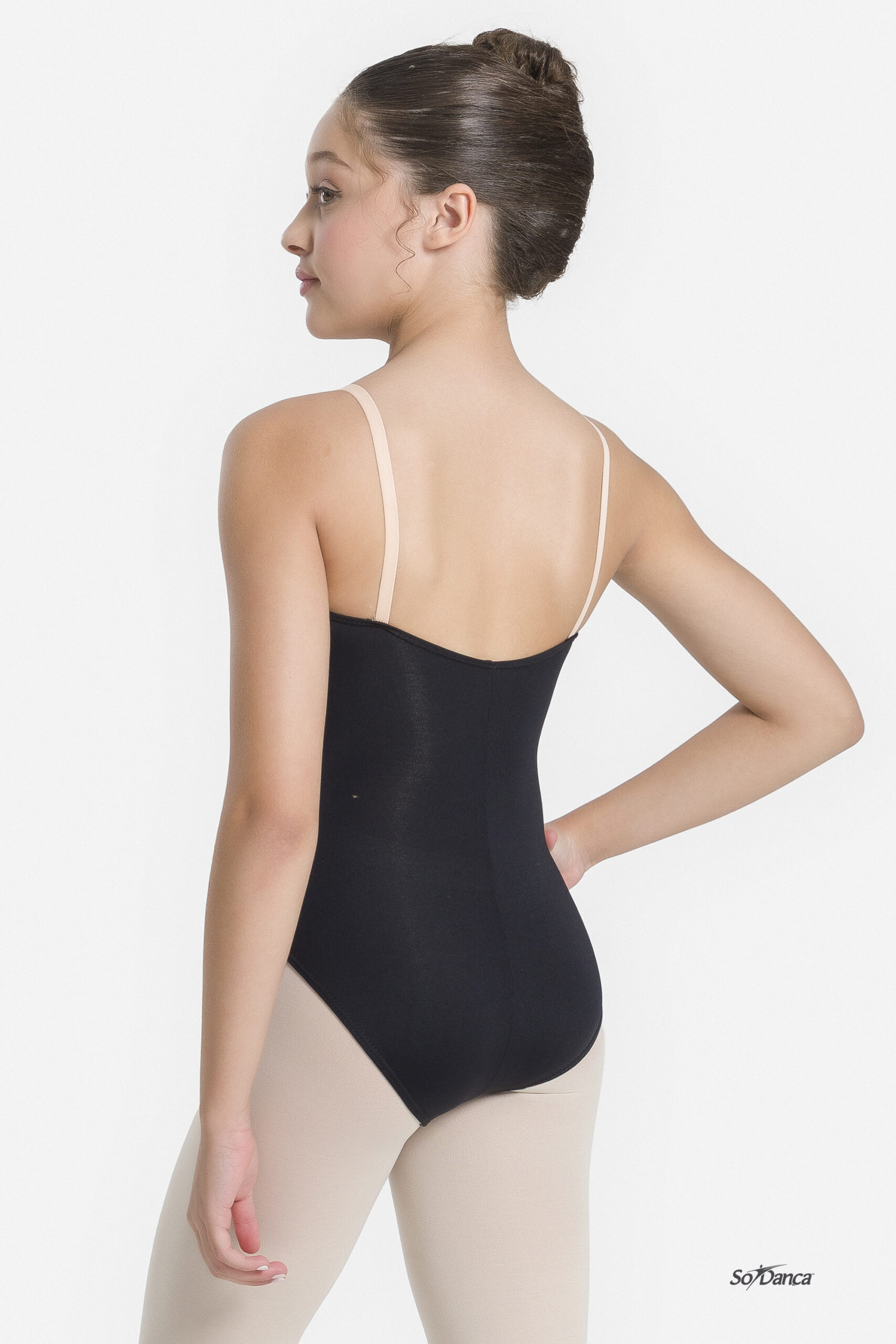 Child Princess Seam Camisole Leotard with Mesh Insert - Lory - Image 6
