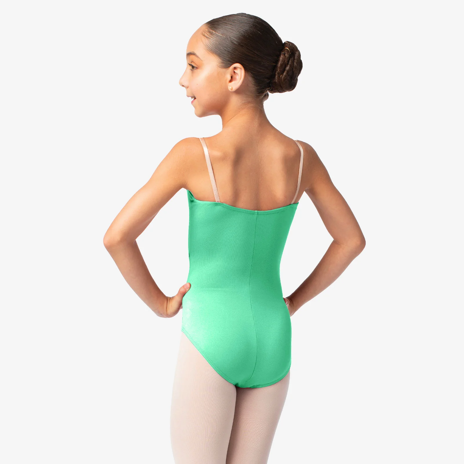 Child Princess Seam Camisole Leotard with Mesh Insert - Lory - Image 10