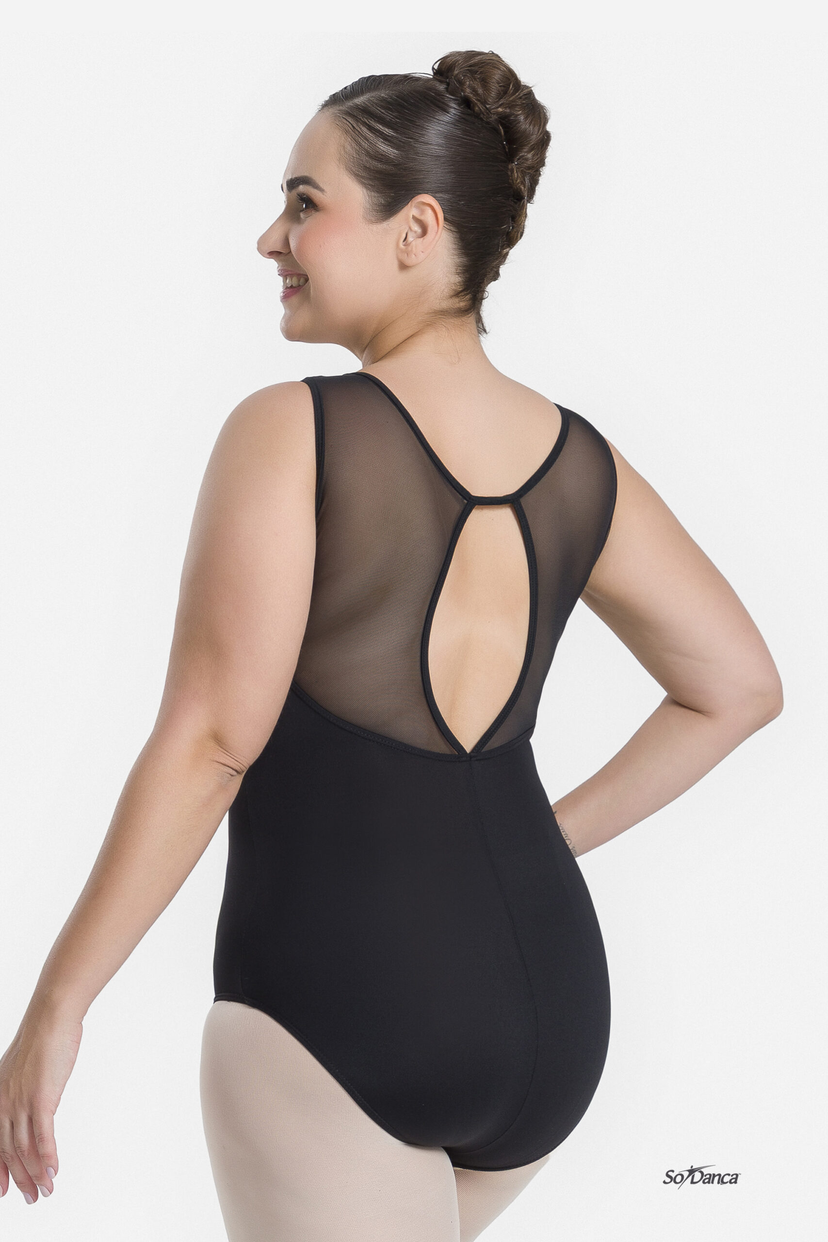 Curvy Tank Leotard With Keyhole Back- Gemina - Image 3