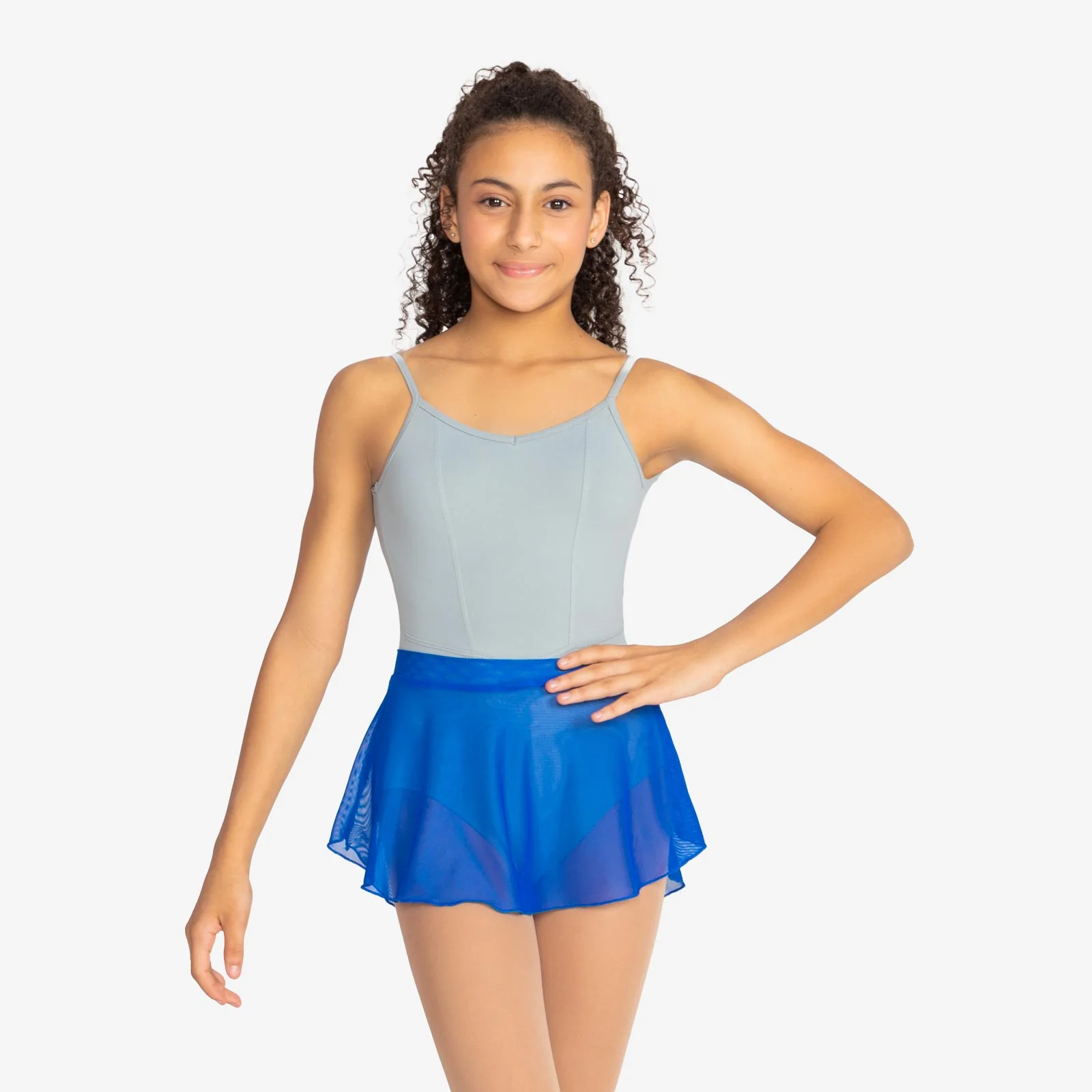 Child Mesh Spandex Pull On Skirt- Wave - Image 9