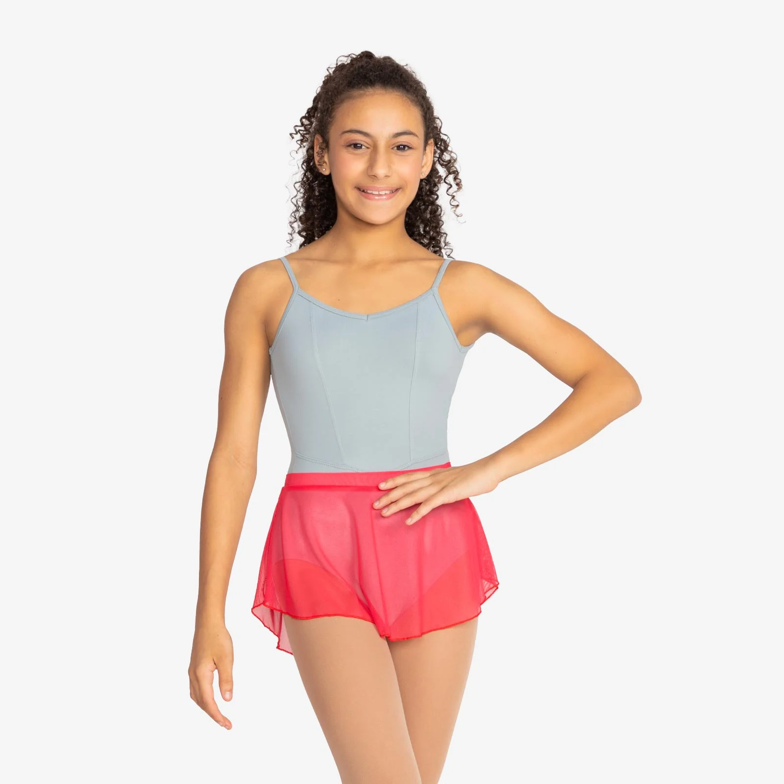 Child Mesh Spandex Pull On Skirt- Wave - Image 7