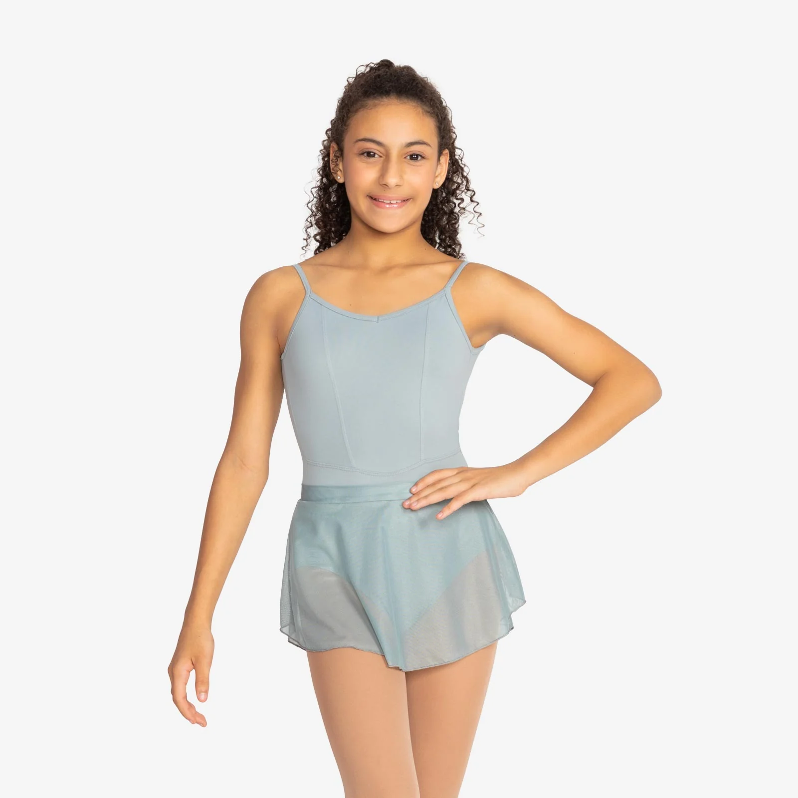 Child Mesh Spandex Pull On Skirt- Wave - Image 4