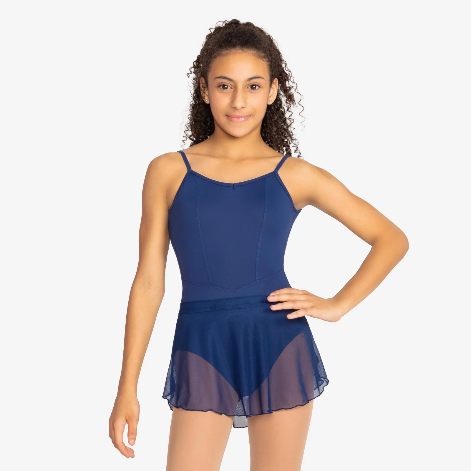 Child Mesh Spandex Pull On Skirt- Wave - Image 17
