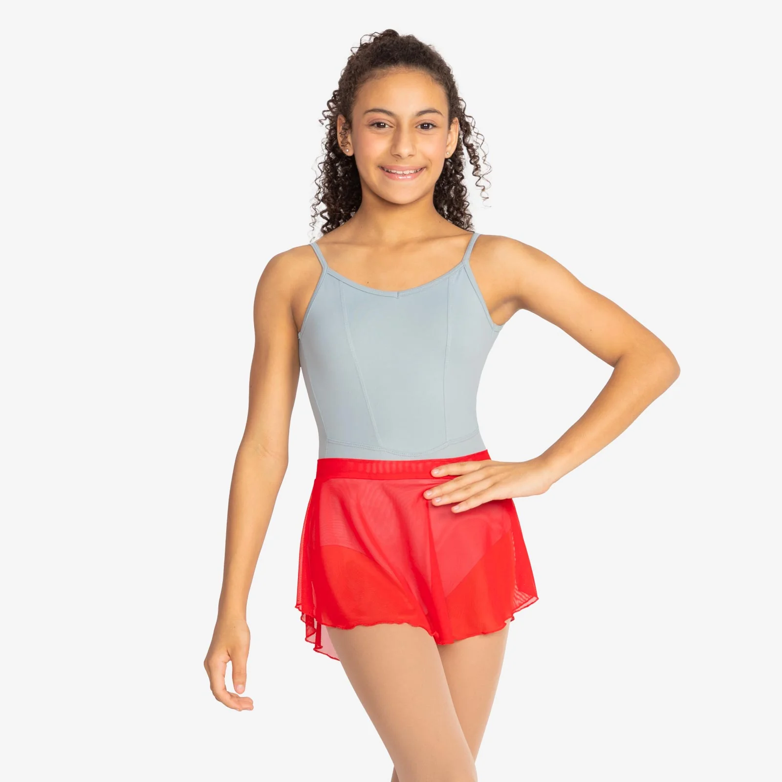 Child Mesh Spandex Pull On Skirt- Wave - Image 8