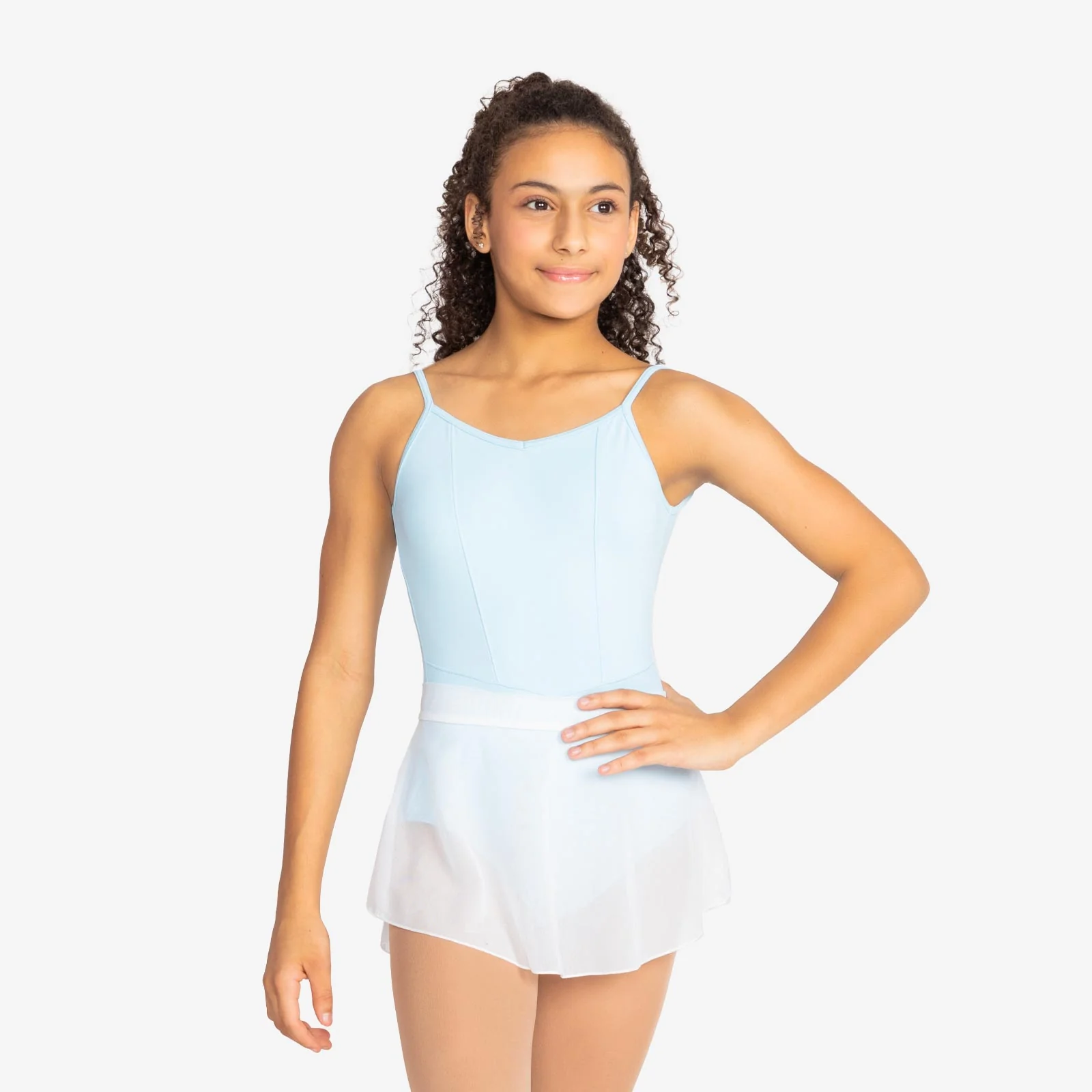 Child Mesh Spandex Pull On Skirt- Wave - Image 2